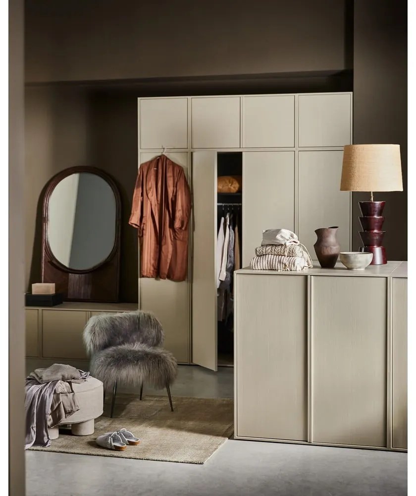 Krémszínű borovi fenyő moduláris szekrény 150x110 cm Daily – vtwonen