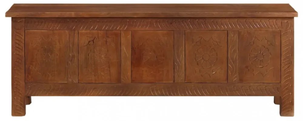 tömör mangófa tárolóláda 110 x 30 x 40 cm