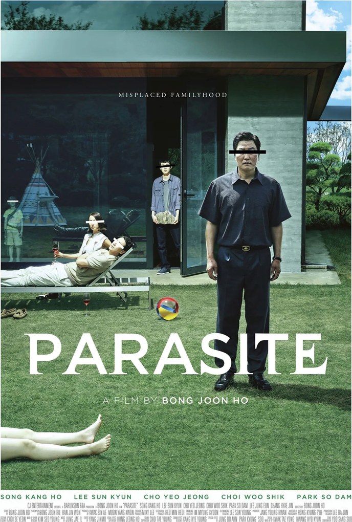 Poszter Parasite Joon-ho Bong 2019 Film Art Poster A1+