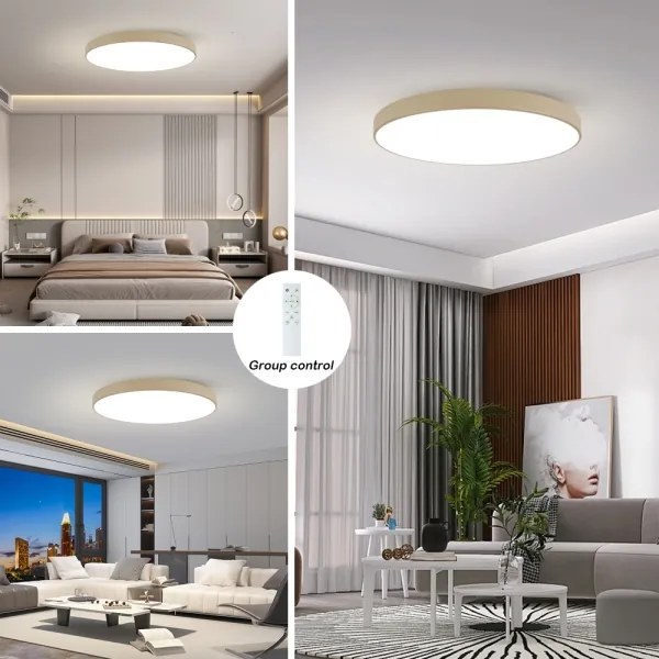 Brilagi-LED Fényerőszabályozható lámpatest POOL SMART LED/128W/230V 100 cm bézs Wi-Fi Tuya + távirányító