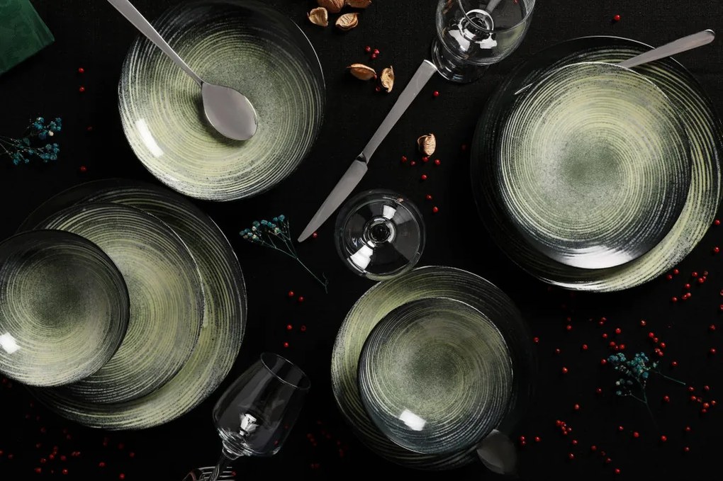 24 részes porcelán étkészlet