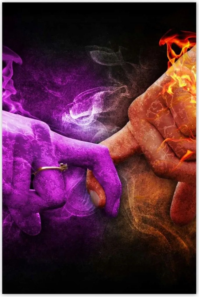 Poszterek 80x120 Szerelmes érintés