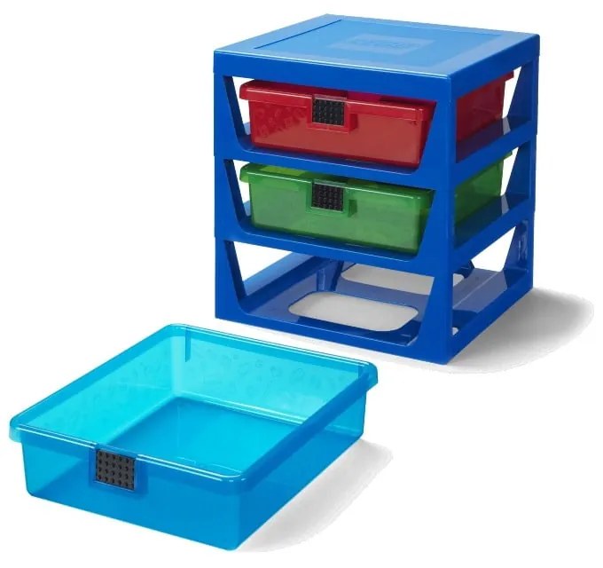 Storage kék rendszerező 3 fiókkal - LEGO®