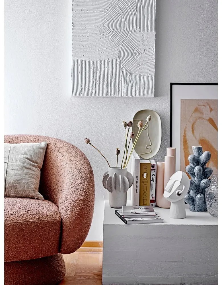 Agyagkerámia dekoratív tál 18.5x30 cm Ngan – Bloomingville