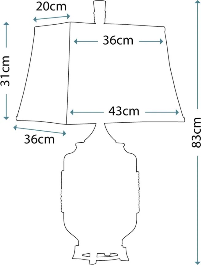 Quoizel RIGGING QZ-RIGGING Asztali lámpa 1x60W/E27