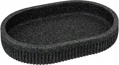 Onyx szappantartó, fekete