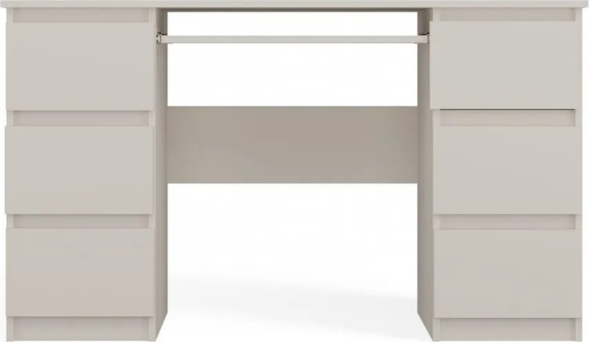 Kuba számítógépasztal, 130x76x51 cm, kasmír