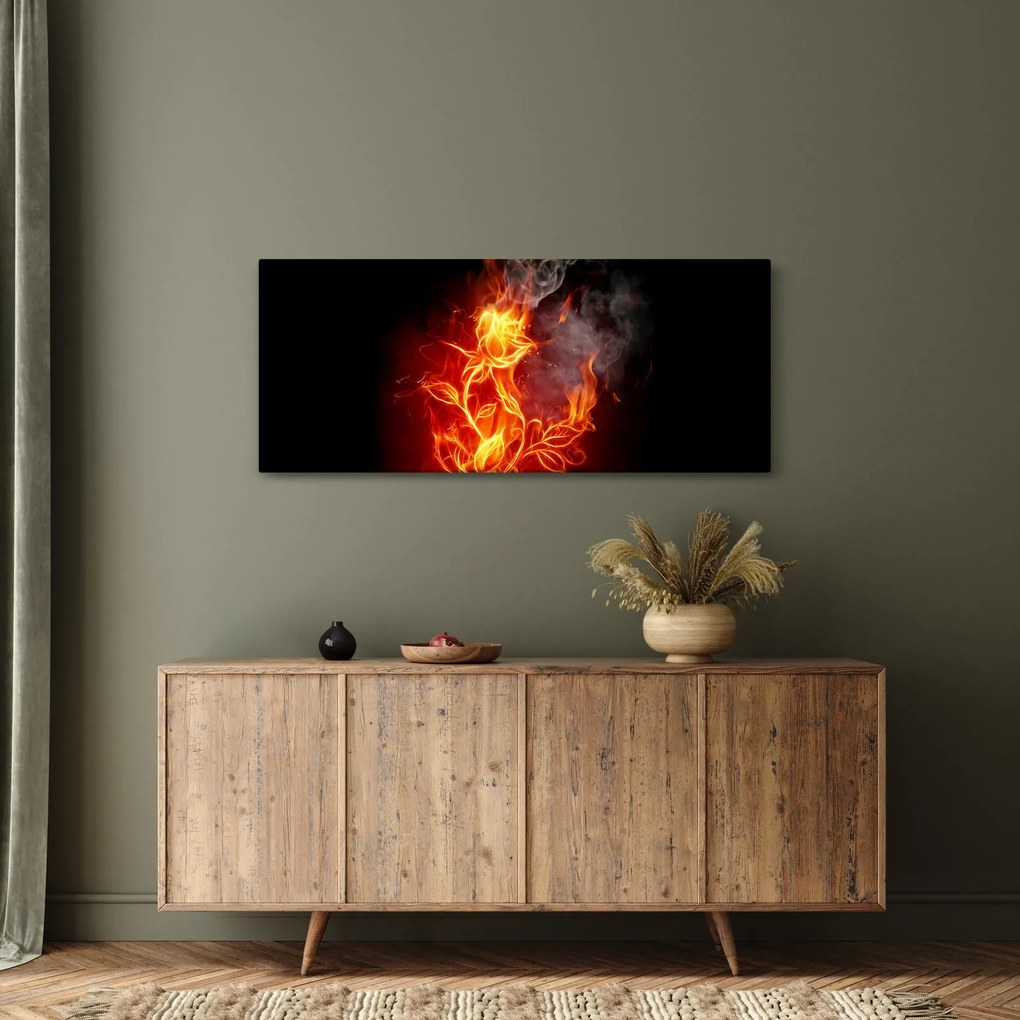 Kép - Rózsák a tűzben (120x50 cm)