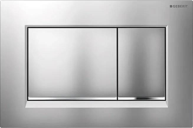 Geberit 115.883.JQ.1-Sigma30 öblítő nyomólap 24,6x16,4 cm matt króm/fényes króm
