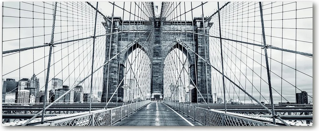 Lacobel konyhaszekrény alá Brooklyn híd XXL