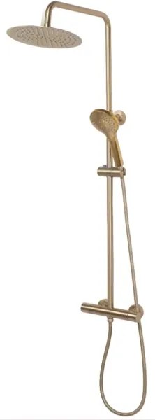 REA-P6602 - VINCENT termosztátos zuhanyszett, szálcsiszolt arany