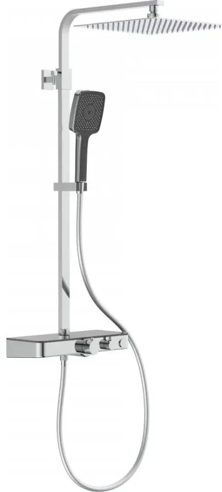 Schütte 60531 - OCEAN l. termosztátos csaptelepes zuhanyszett, króm/antracit