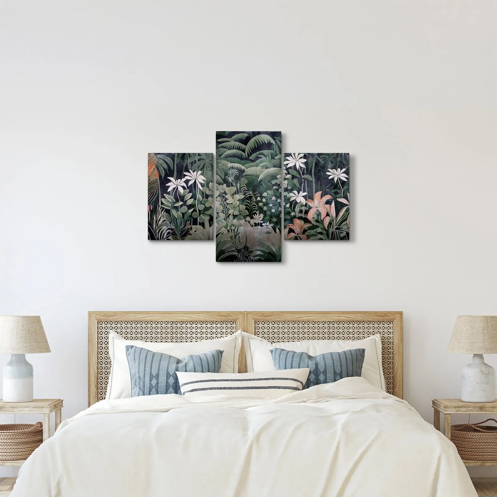 Kép - Festett dzsungel minta (90x60 cm)