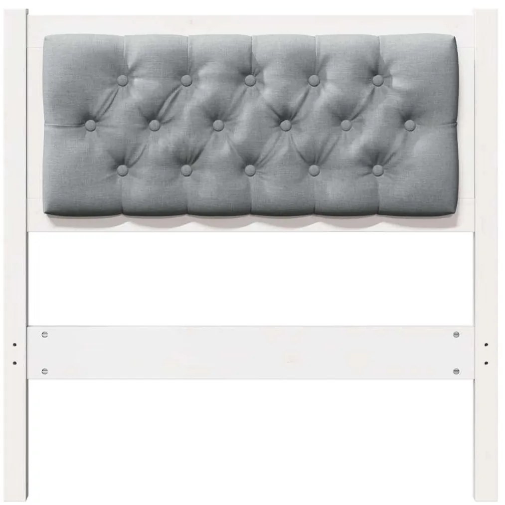 Fejtámla Egyéb Fehér és világosszürke 80 cm Tömör fenyőfa