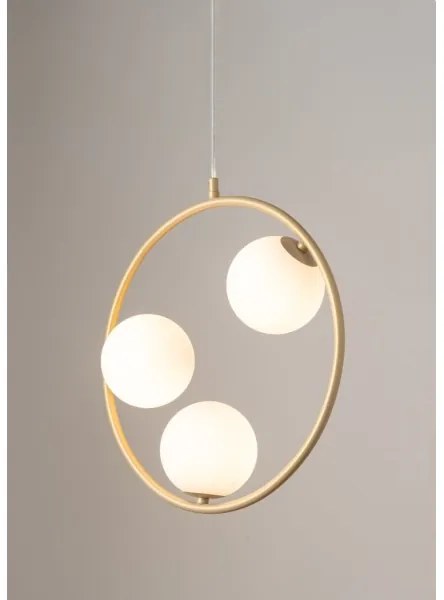 Csillár zsinóron AQUA 3xG9/12W/230V arany