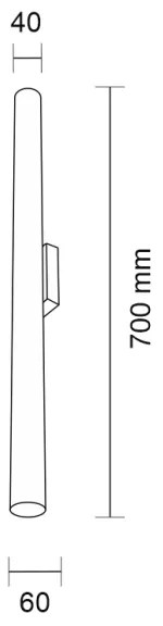 Shilo 4426 - Fali lámpa YABU 2xGU10-MR11/15W/230V fekete