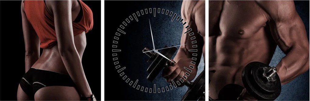 Kép - Fitness (órával) (90x30 cm)
