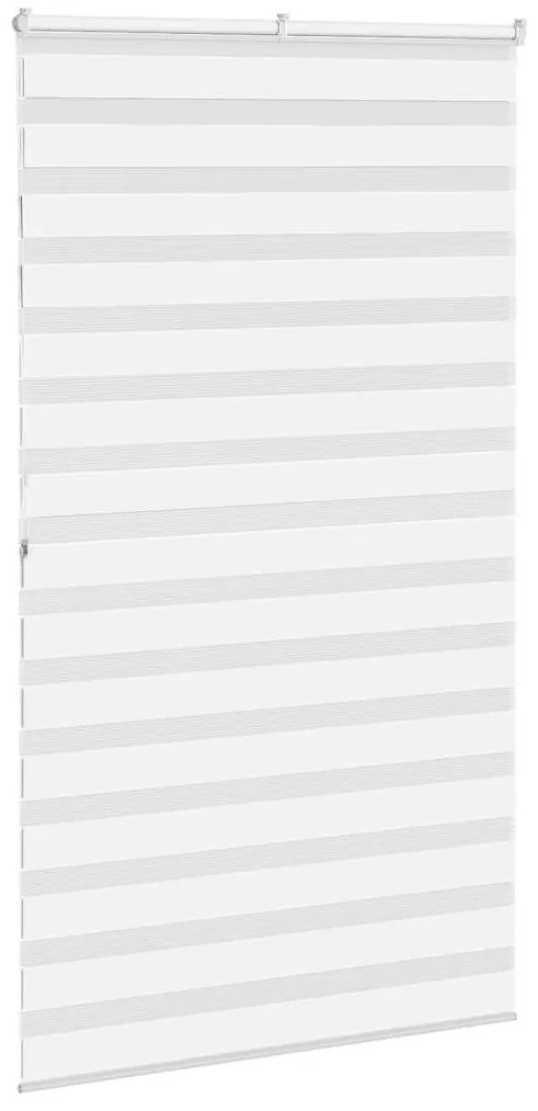 zebrafüggönnyel fehér szövetszélesség 125,9 cm poliészter