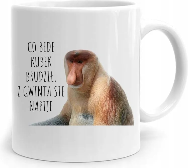 Vicces Bögre Hordozó Janusz Code Bögre Piszkos, fényképes nyomattal