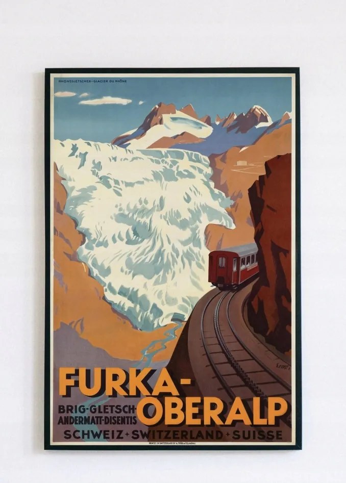 Régi poszter Svájc 1925r.70x50cm