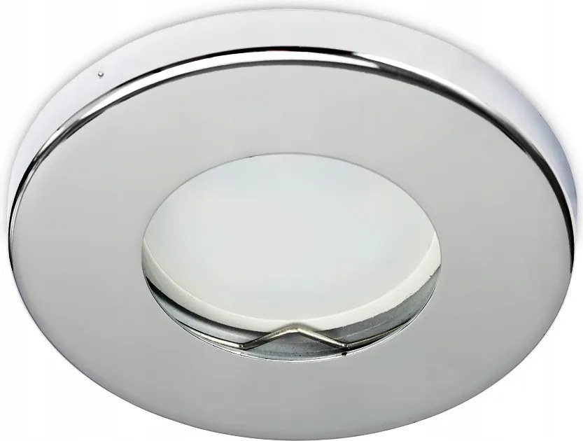 Halogén mennyezeti lámpatest IP44 króm LED-es Fürdőszoba