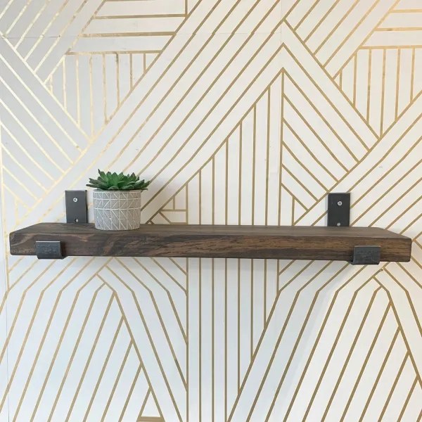 Fali polc 16x40 cm fenyő