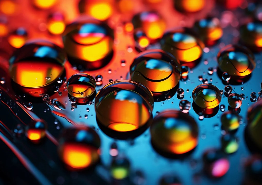 Poszter 84,1x59,4cm Közelvíz cseppek