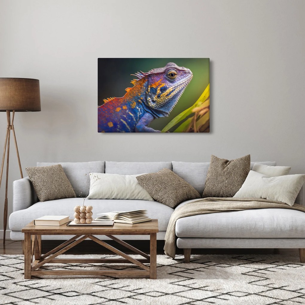 Kép - A színes leguán (90x60 cm)