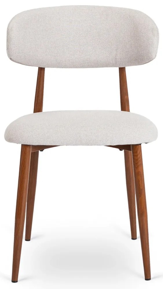 Elegáns Étkezőszék Dió/Világos Szürke Színben. FLAVIO