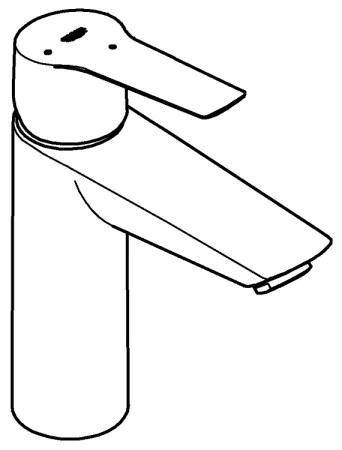 GROHE 237462432 - START mosdócsaptelep, M-es méret, fekete