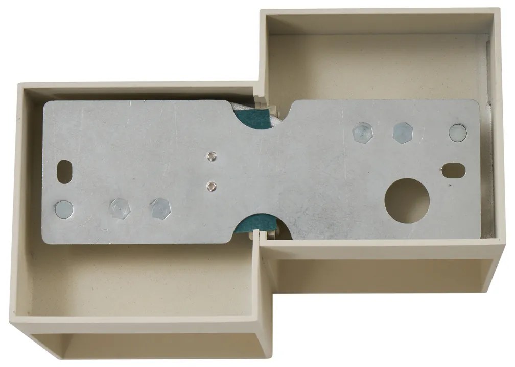 Modern fali lámpa bézs 2-lámpás - Transfer Double