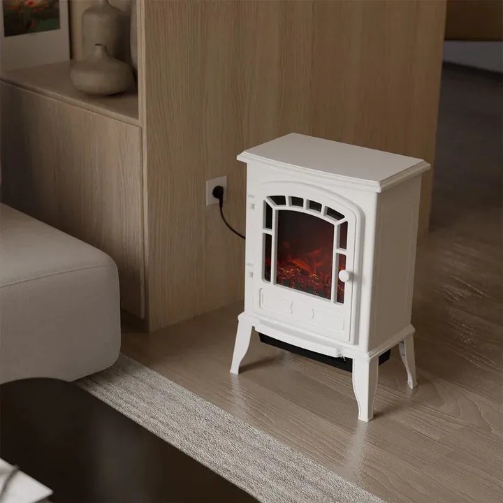 Juskys 2000W elektromos kandalló – fehér