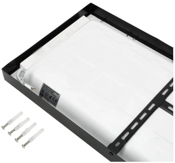 LED Mennyezeti panel BRISBANE LED/36W/230V 4000K 29,5x119 cm fekete