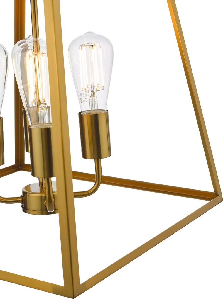 Dar Lighting klasszikus vintage függeszték academy sárgaréz daraca8635