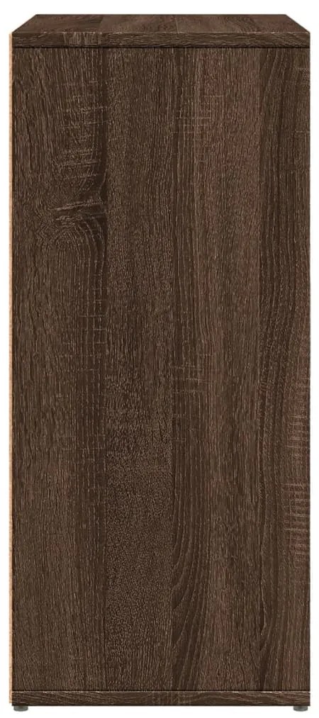 vidaXL 2 db barna tölgy színű szerelt fa tálalószekrény 60x31x70 cm