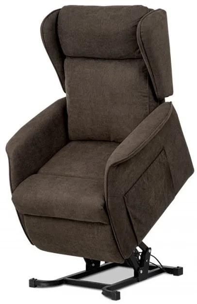 Fotoliu Pentru Tv Și Relaxare Cu Control Electric Textil Maro Tv-1190