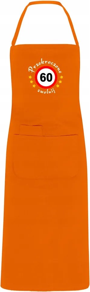 Konyhai kötény hímzéssel ajándék 60. születésnapra Hímzés 60 db