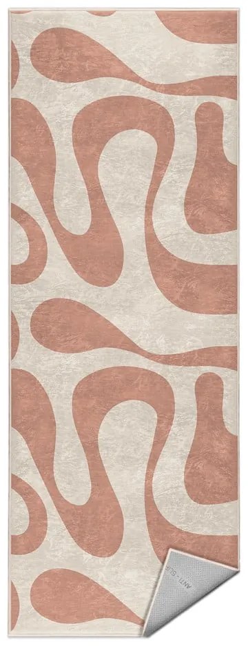 Rózsaszín mosható futószőnyeg 60x230 cm Strawberry Latte – Mila Home