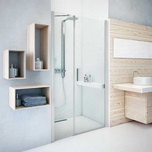 Roth Tower Line oldalsó paraván a zuhanyajtóhoz 64 cm 744-0580000-00-02