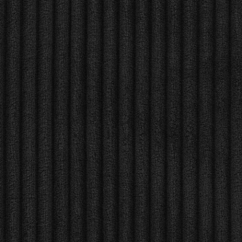 Fekete kordbársony fotel Niko – Ropez