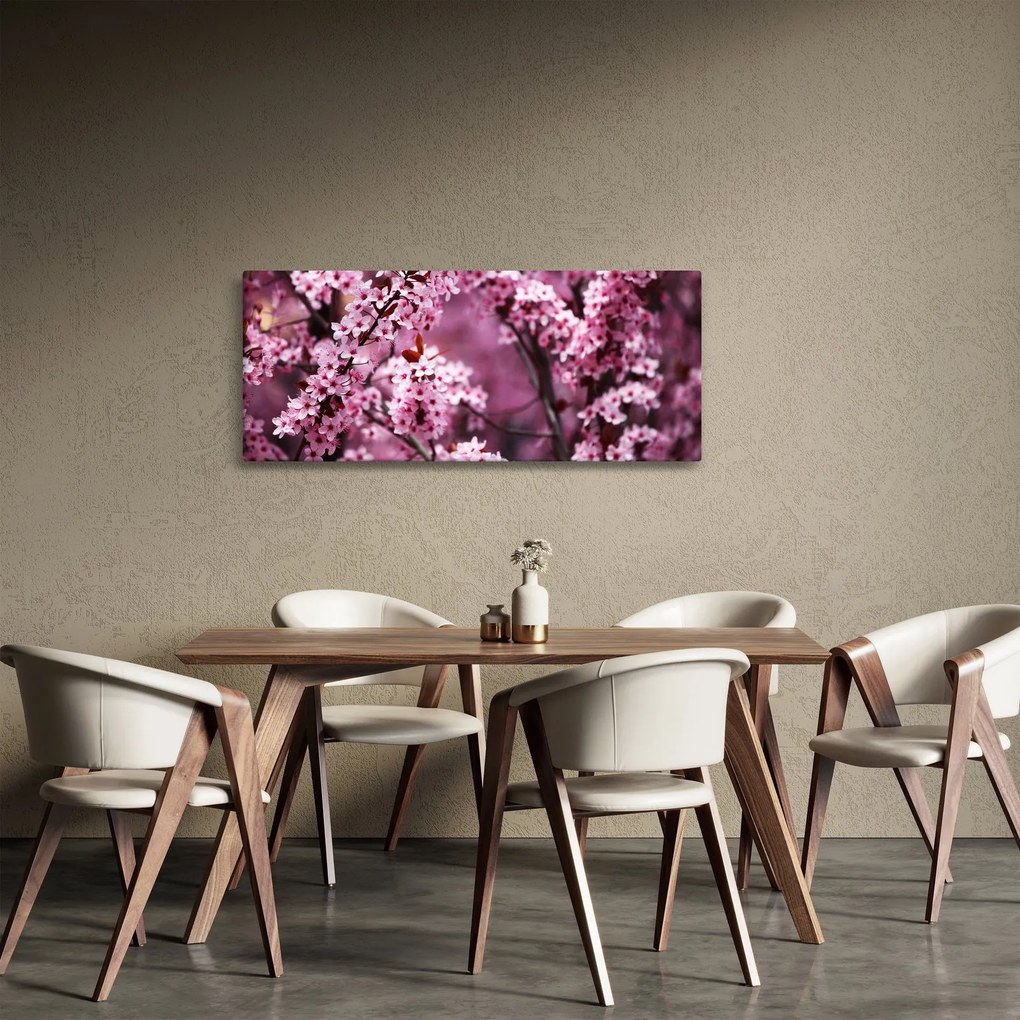 Kép - Rózsaszín sakura (120x50 cm)