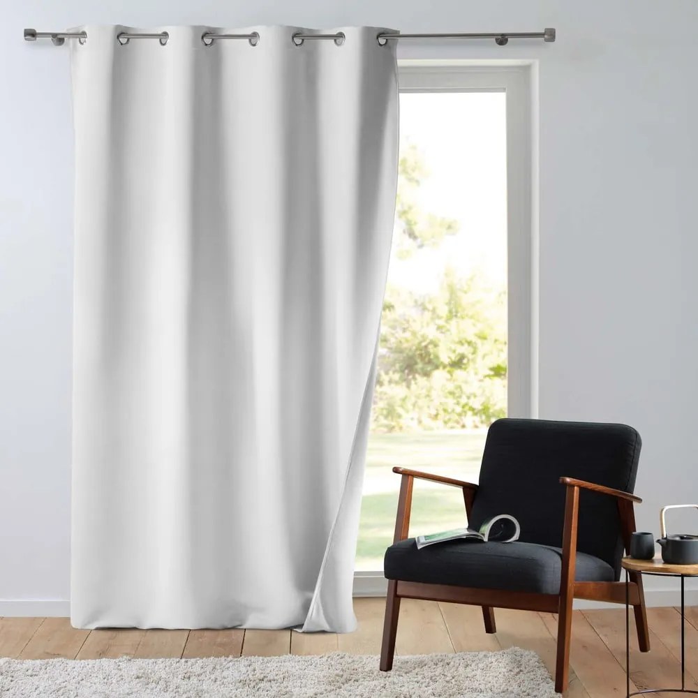 Fehér mikroszálas termo függöny 135x260 cm Micropolar – douceur d'intérieur