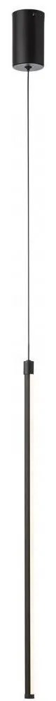 Redo 01-3116 - LED Csillár zsinóron TABOO LED/9W/230V fekete 01-3116