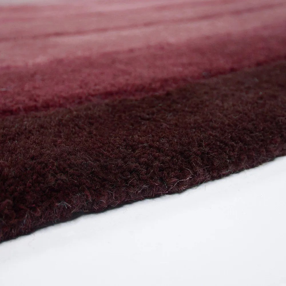 Lila kézi szövésű gyapjú szőnyeg 160x230 cm Puddle Ombre – Flair Rugs