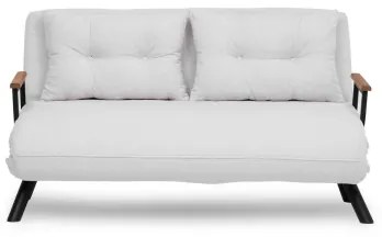 Kétüléses kihúzható kanapé QIRA fehér