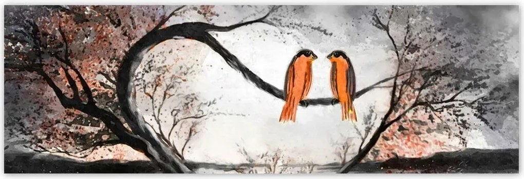 Poszterek 200x66 Összefont fák Szerelem