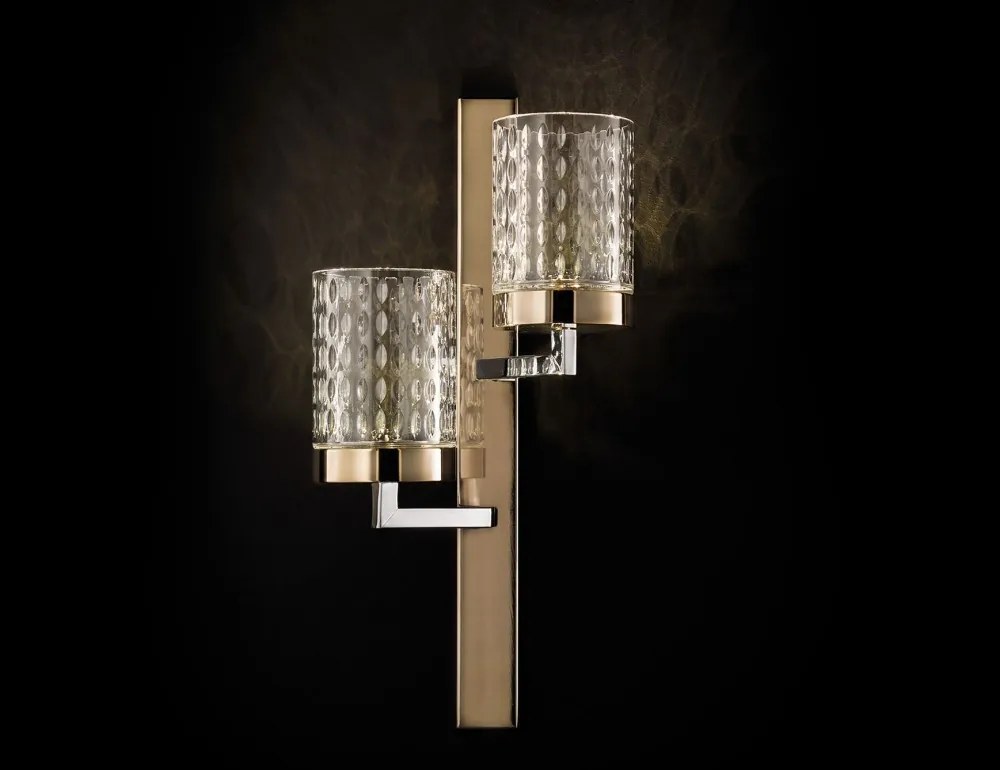 ITALAMP 725-AP2 QUARZO Kristály Fali Lámpa LED IP20