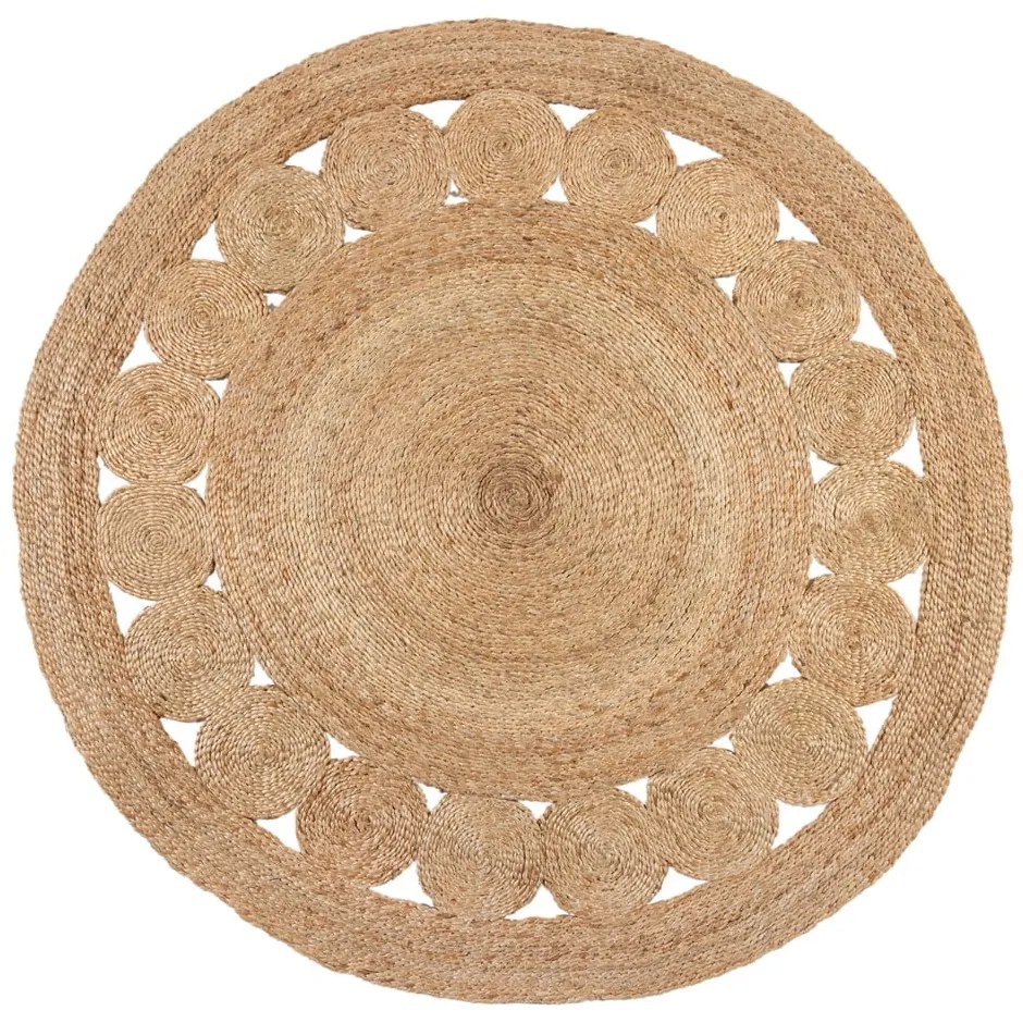 Arya jutaszőnyeg, ø 150 cm - Flair Rugs