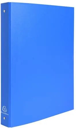 Gyűrűs könyv, 4 gyűrű, 40 mm, A4, karton, EXACOMPTA, világoskék (EX51471E)