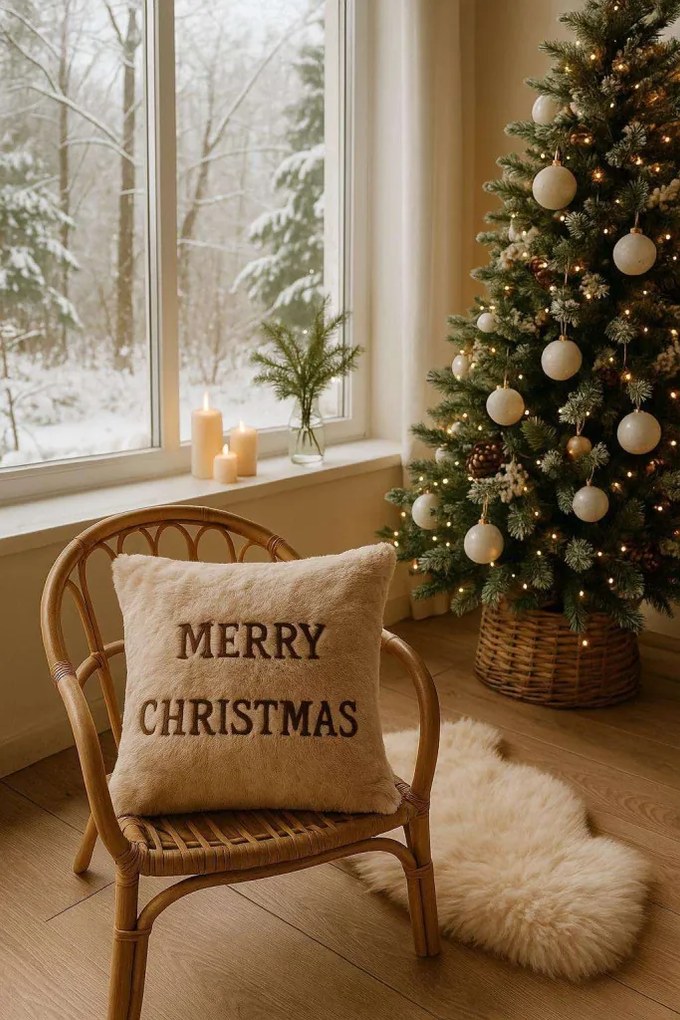 Merry Christmas karácsonyi díszpárna